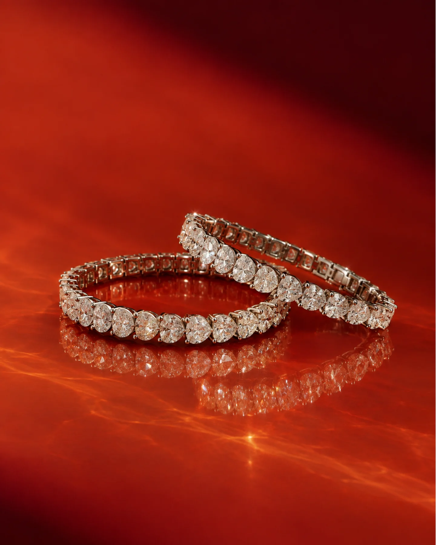 Aurique lab-grown diamond bracelets