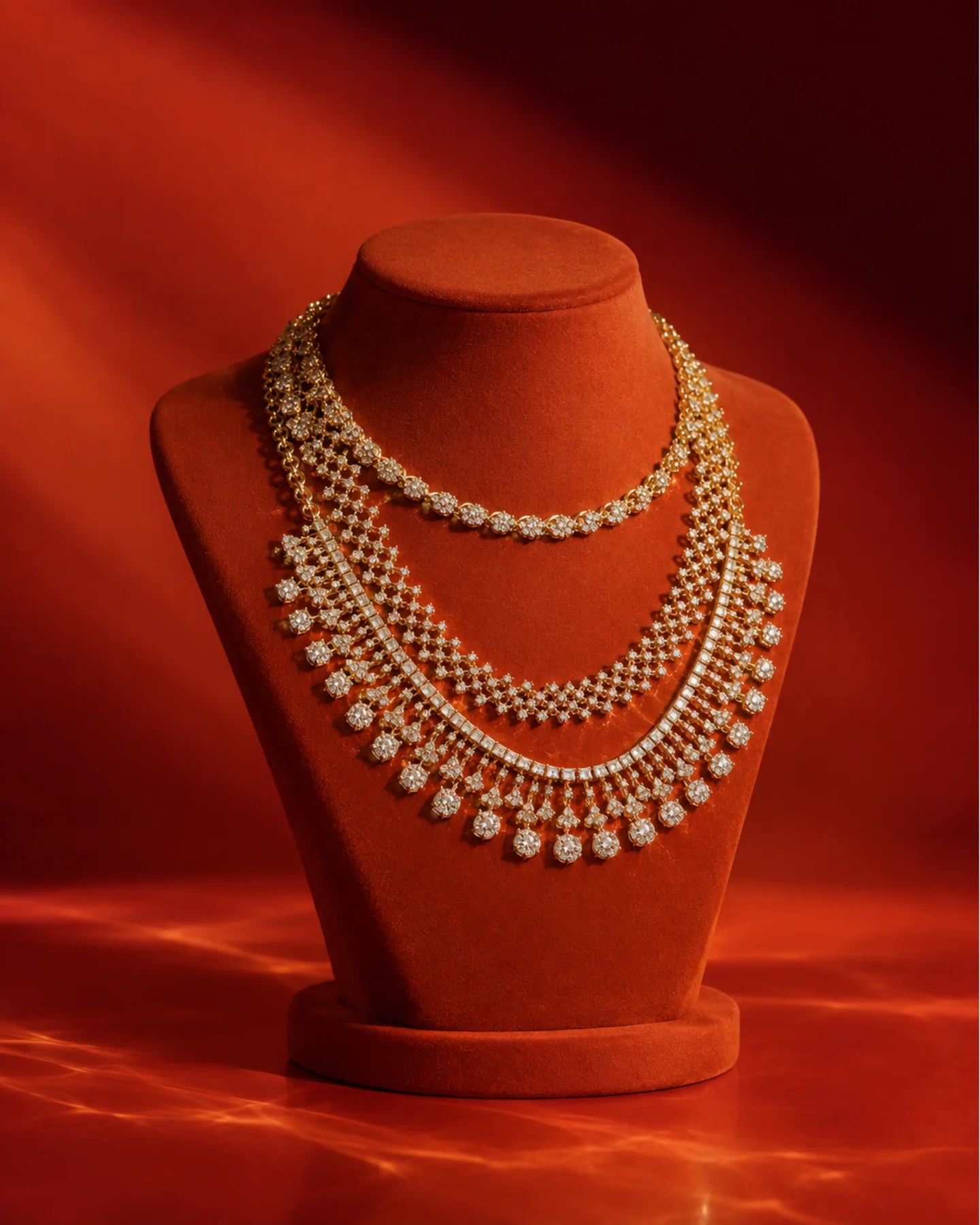 Aurique lab-grown diamond necklaces